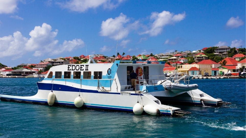 The Edge Ferry in Gustavia Harbor St Barths