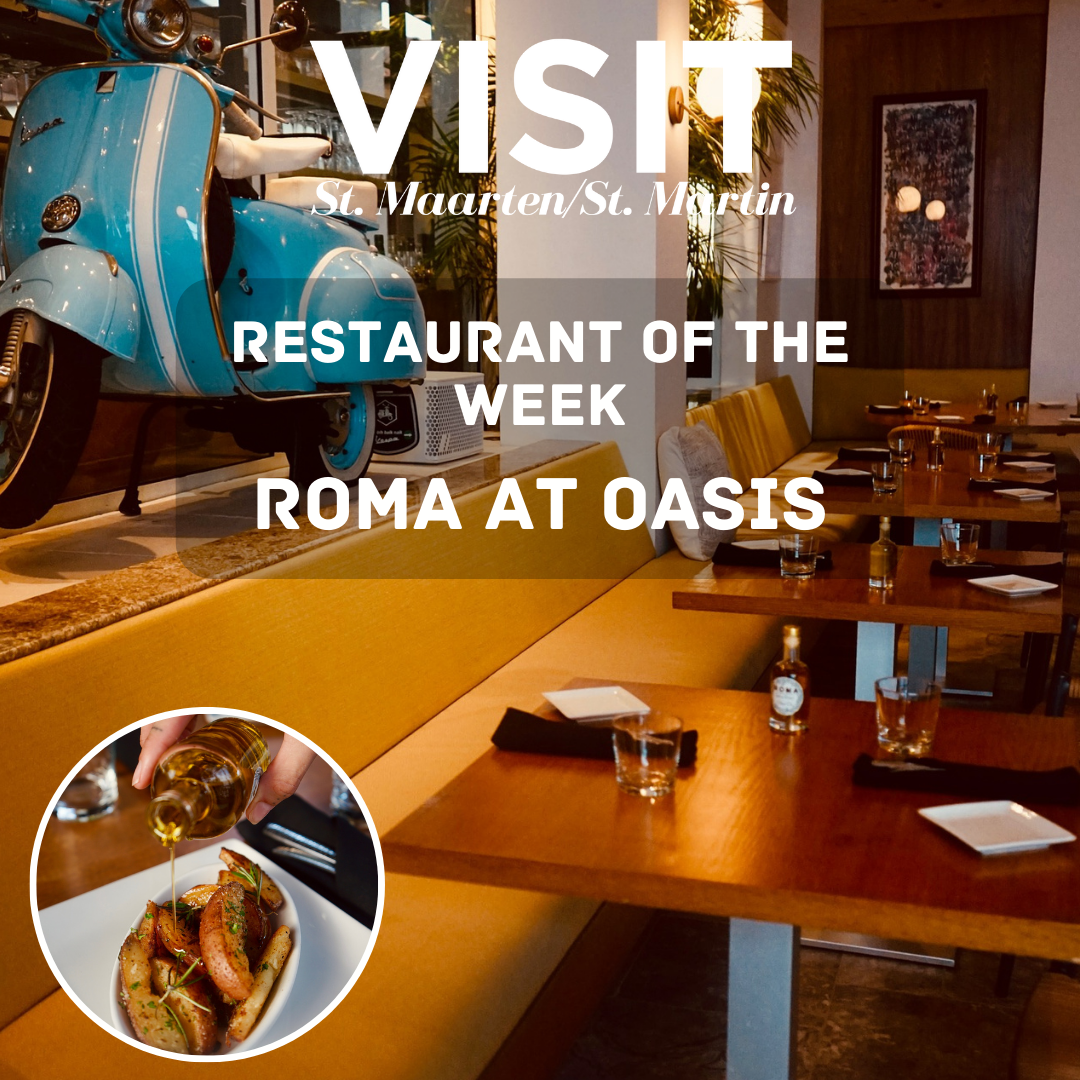 Roma at oasis Italian restaurant on sxm