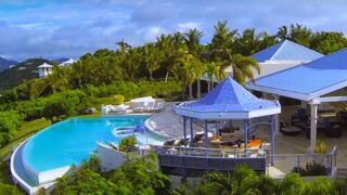 pool and villa from island real estate team