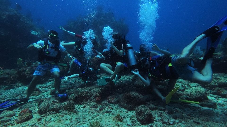 Scooba diving, st maarten