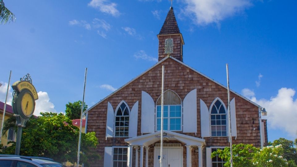 St Maarten Methodist church in Front Street