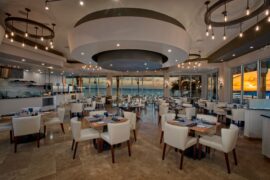 restaurant room of pure ocean