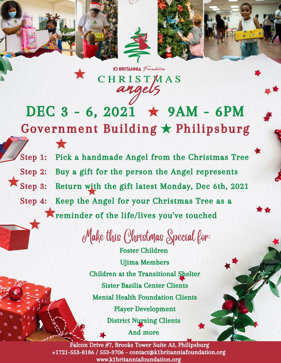 Christmas Angels program St. Maarten / St. Martin