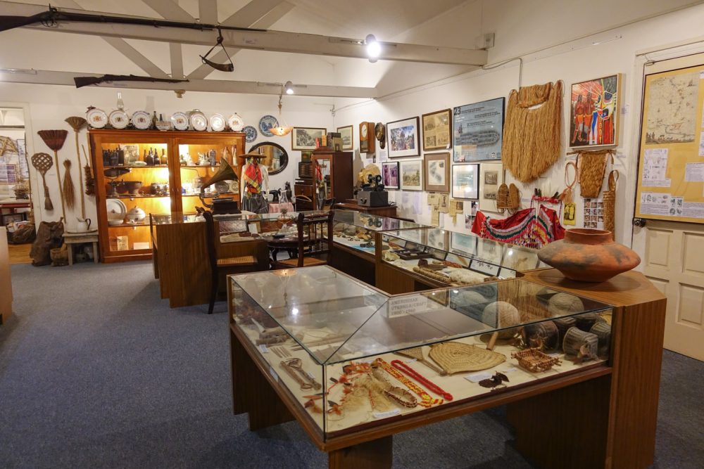 Old collections at the Heritage Foundation & Museum in Philipsburg St Maarten