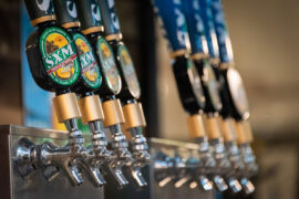 St Maarten craft beers on draft at SXM Beer Bar