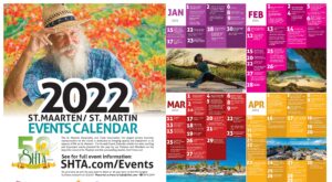 SHTA event calendar of 2022 with all events and activities taking place on the island of St Maarten / St Martin