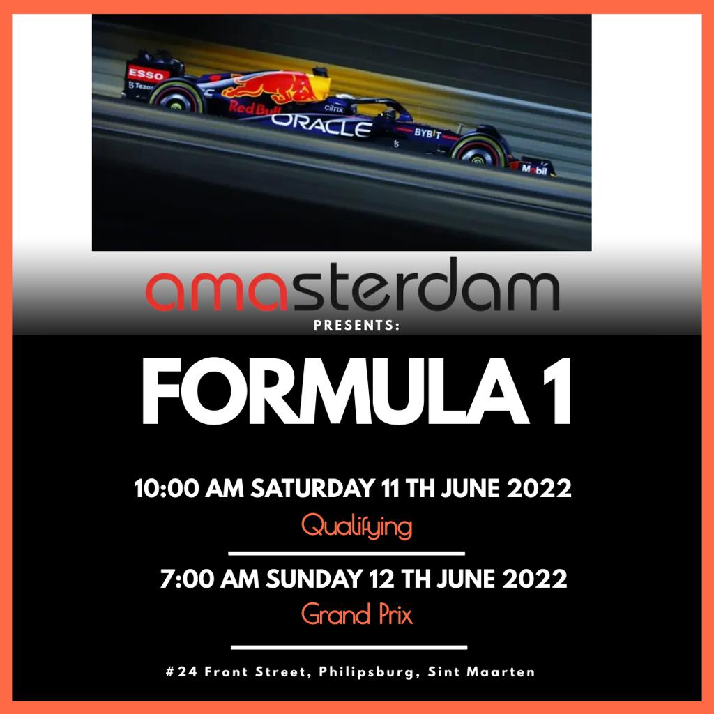 Formula 1 event at Amasterdam in Frontstreet, Philipsburg