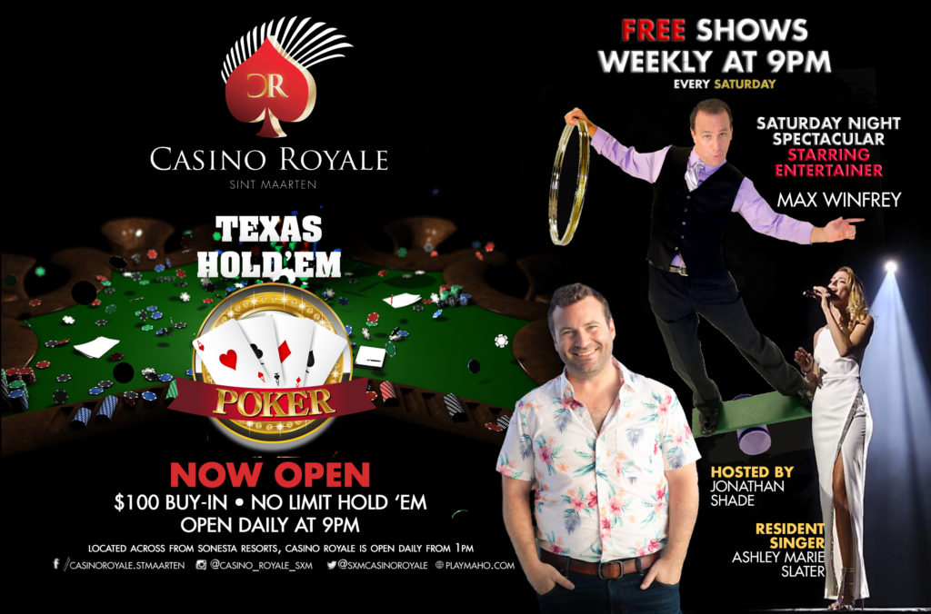Free shows weekly at Casino Royale to see international guest performers