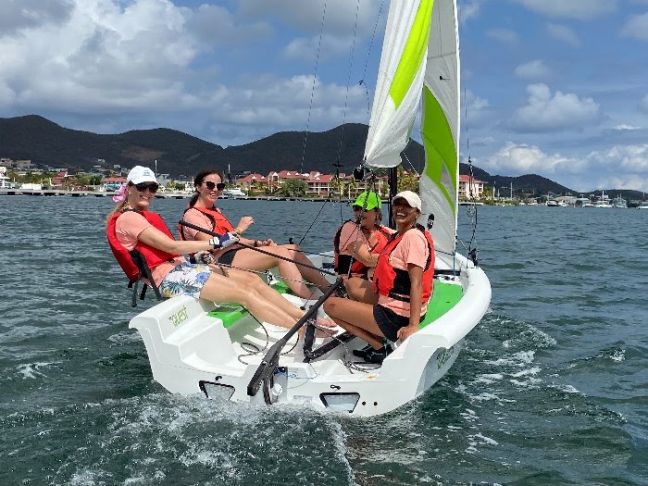 Sailing Event in Simpson Bay Lagoon on St Maarten / St Martin!