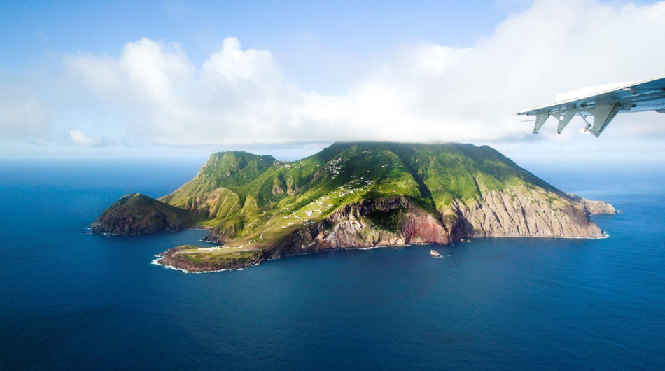 Island hopping to Dutch Caribbean island Saba from St Maarten