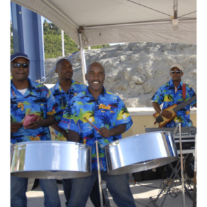 Dow's Steelpan band in St Maarten