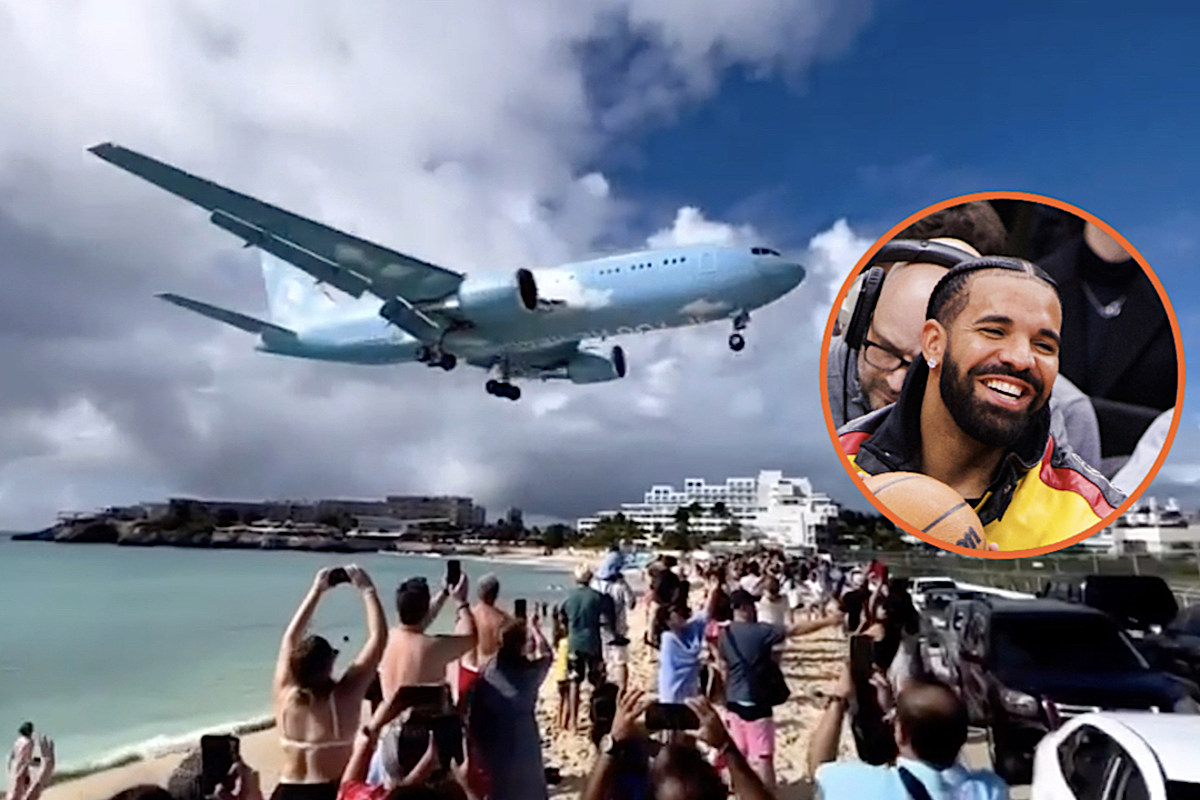 Drake's Airplane Lands