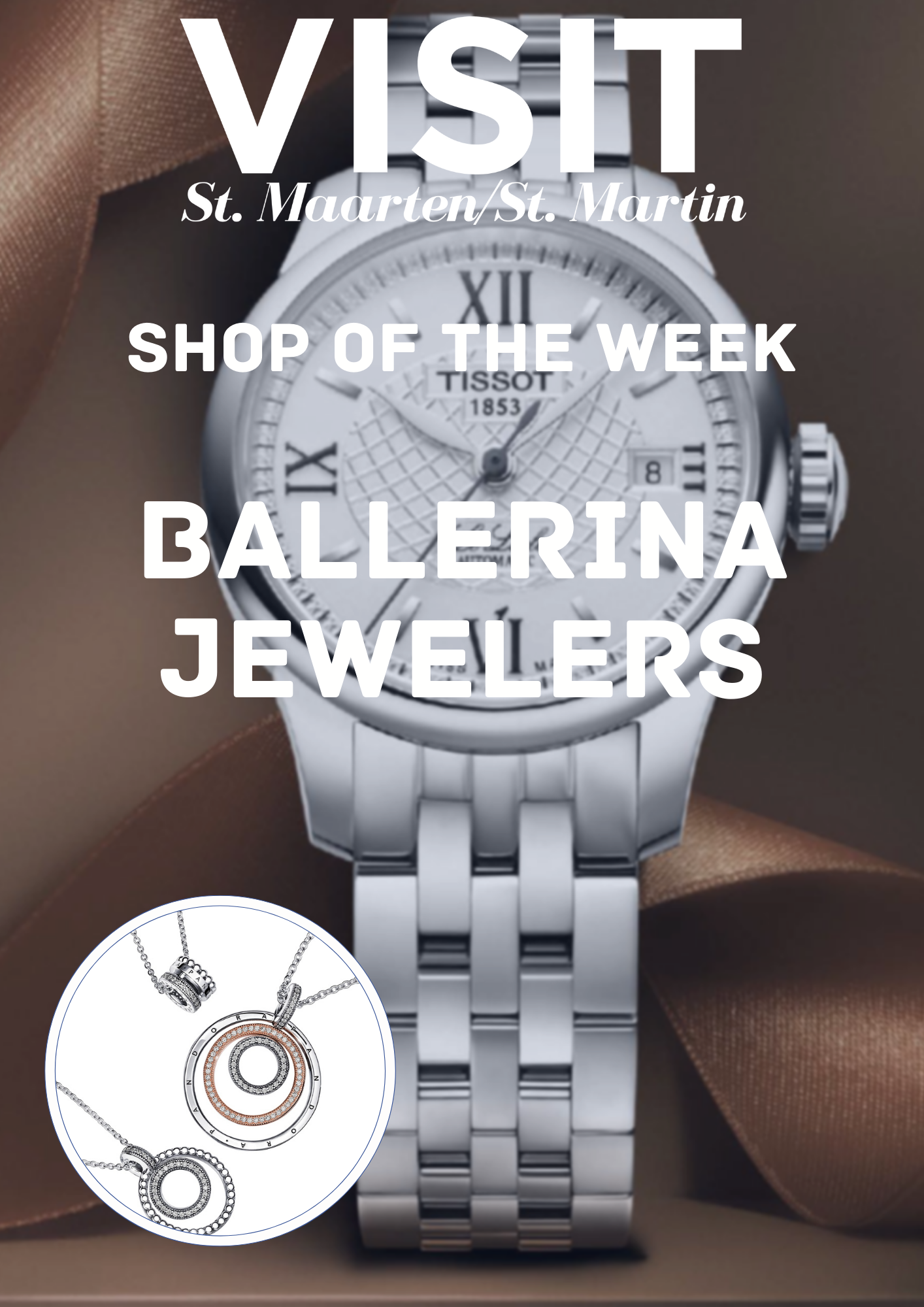 Ballerina Jewelers selection on St. Maarten