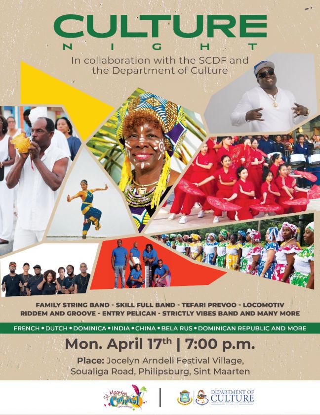 Carnival St Maarten, Culture night, events