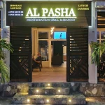 In front of Al Pasha Simpson Bay