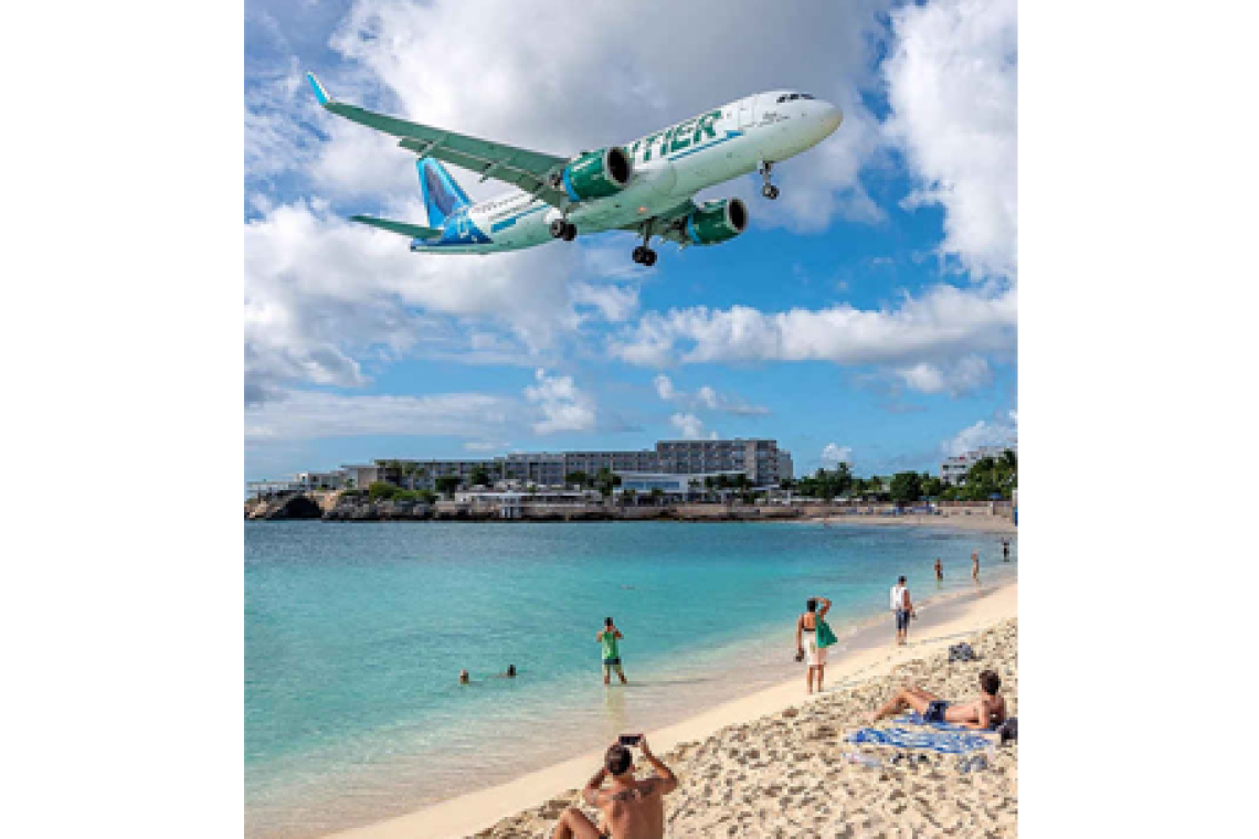 Frontier Airline, Princess Juliana International Airport