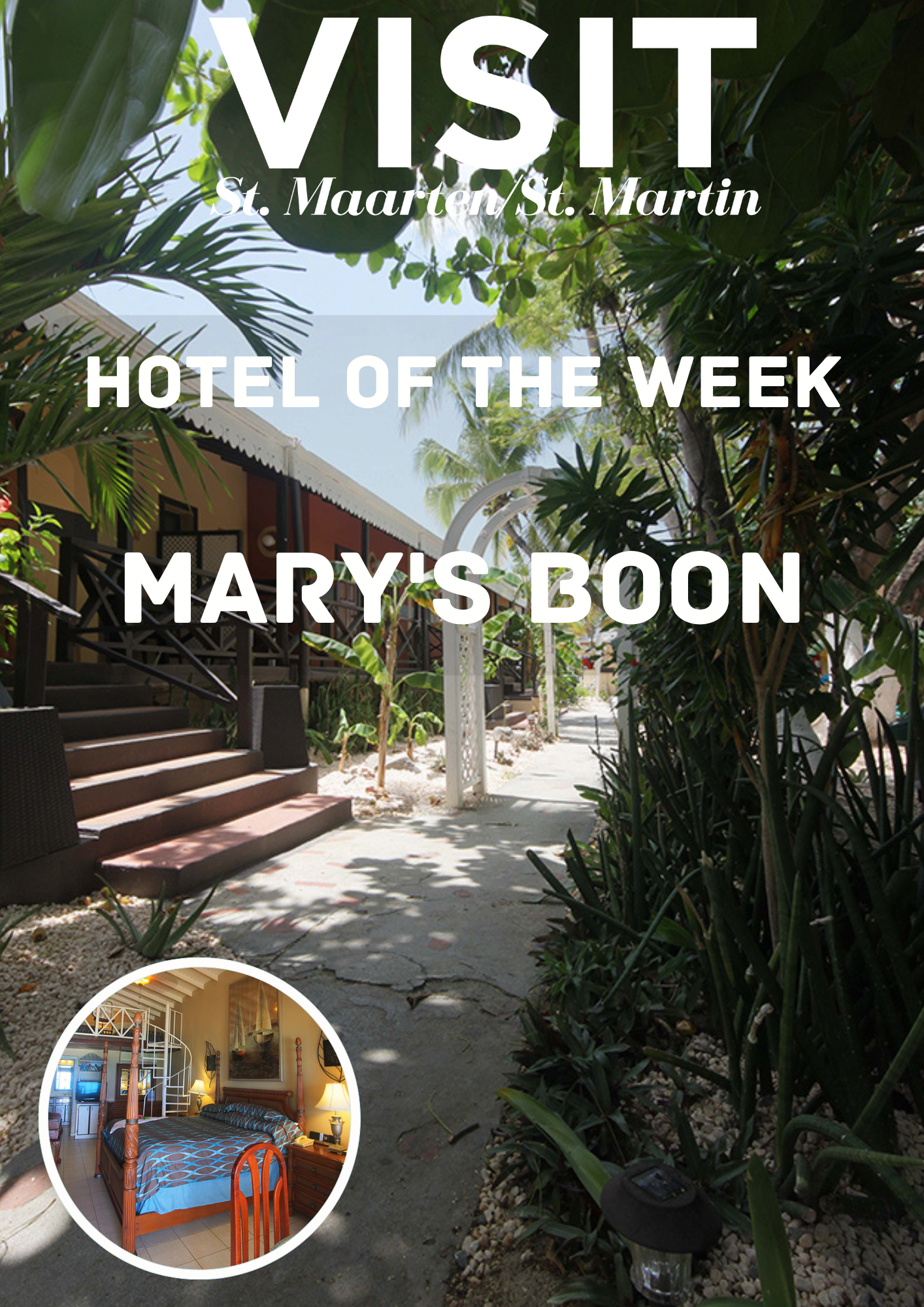 hotel of the week, Mary's Boon, Instagram, Facebook, St Maarten, St Martin, Maho Beach