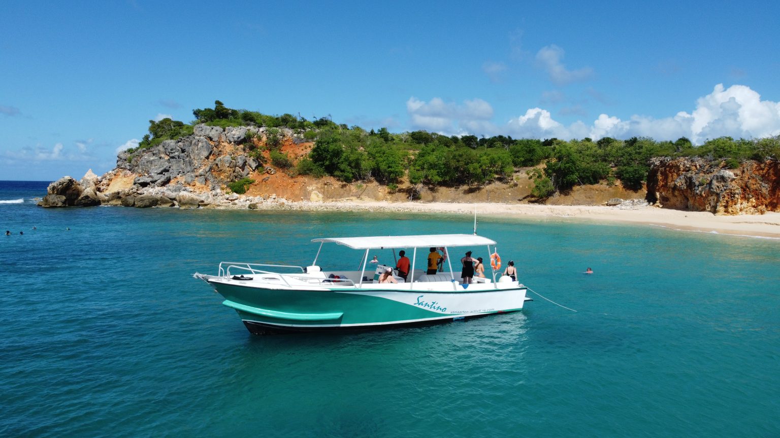 A picture of the Santino Round the Island Cruise offered by Aqua Mania Adventures, St maarten