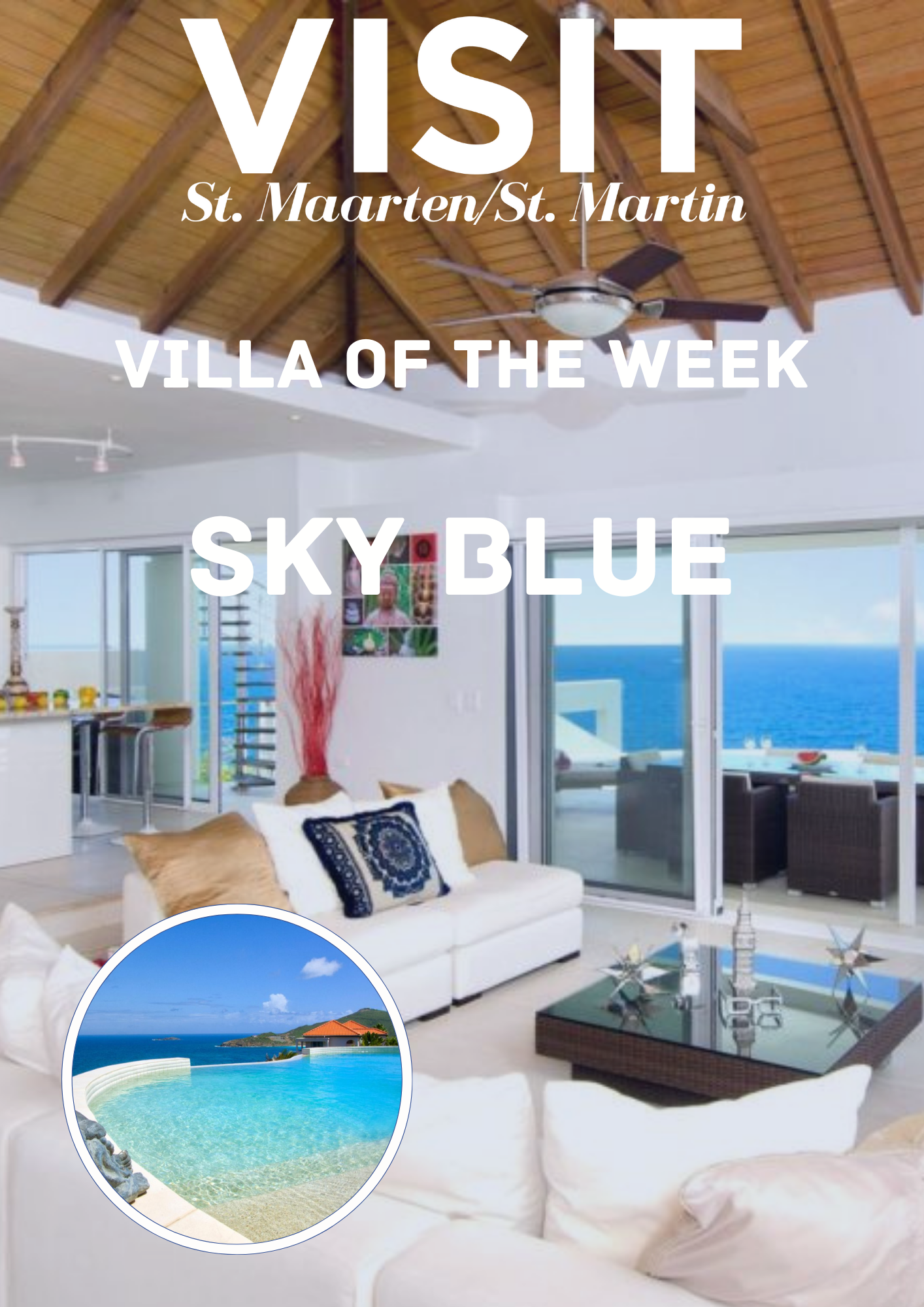 Villa Sky Blue, St Maarten, Dutch Caribbean, Maho Beach, Princess Juliana International Airport, Philipsburg, St Martyn