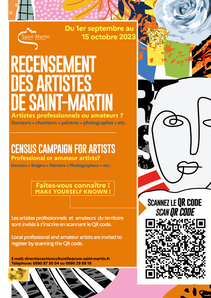 Campagne de Recensement des artistes, St Martin, Marigot