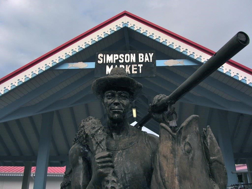 Fisherman Simpson Bay, St Maarten, Market Place