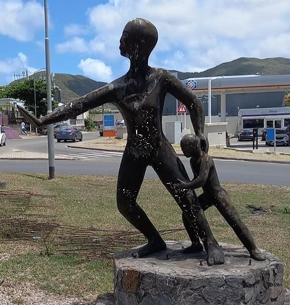 Cul De Sac, Mother and Child Statue, St Martin, St Maarten