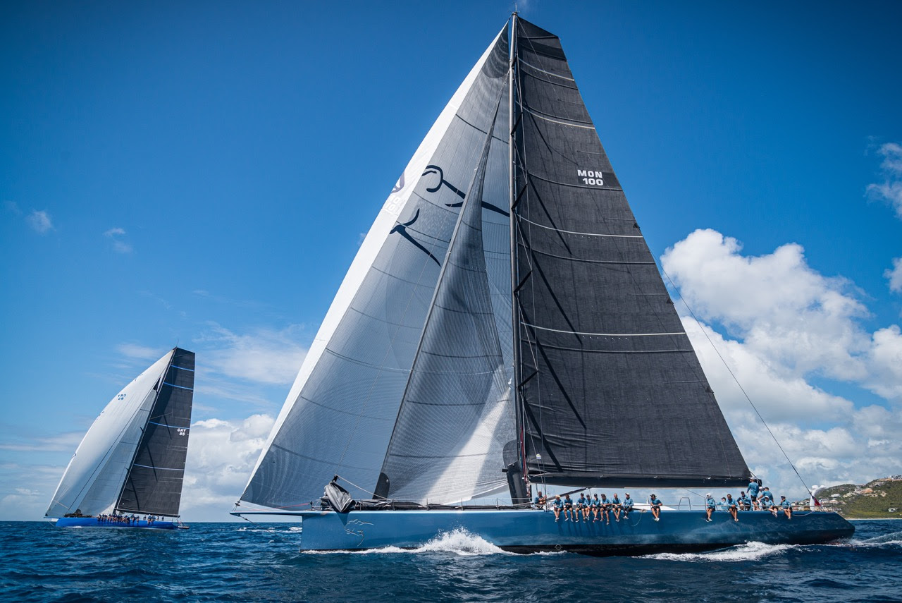 Battle of the maxi yacht, Heineken Regatta SXM, Sint Maarten