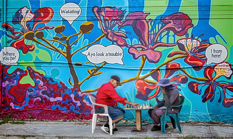 Winning picture SHTA Events Calendar contest, Philipsburg, Walter Plantz Square, Sint Maarten