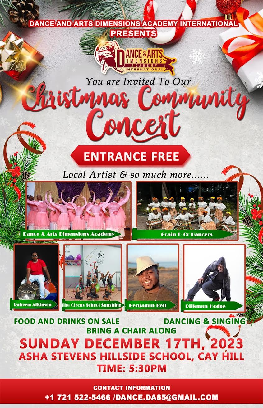 Christmas Concert Dance & Arts Dimensions Academy St Maarten