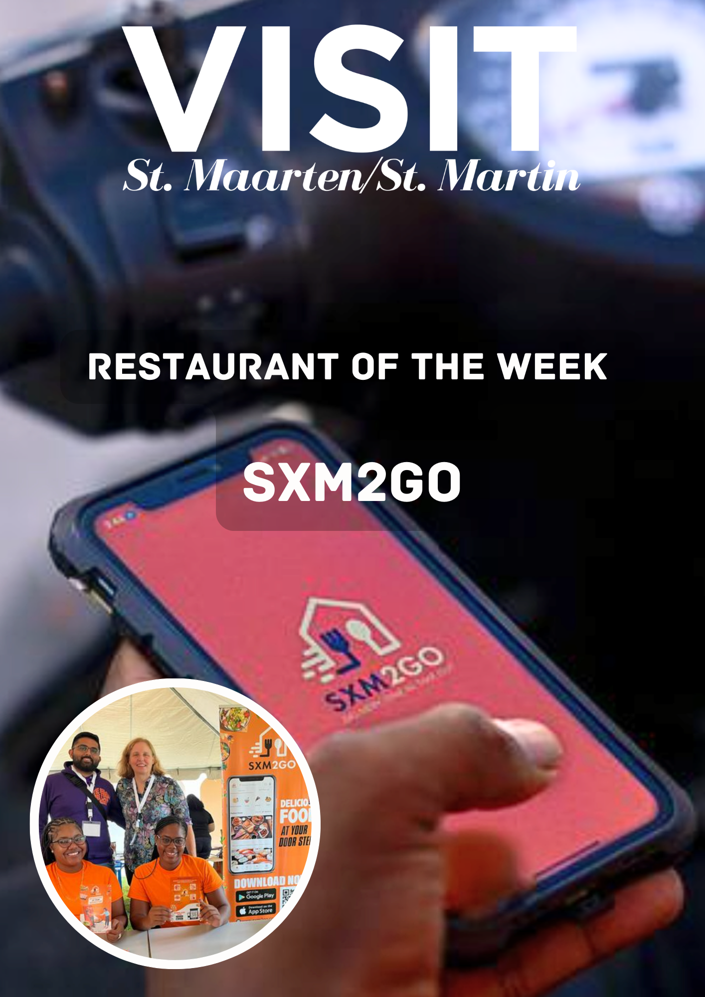 St Maarten restaurant of the week is SXM2GO which is a food delivery service on the Caribbean island