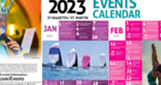 Snippet of February listing of events on 2023 St Maarten Events Calendar 
