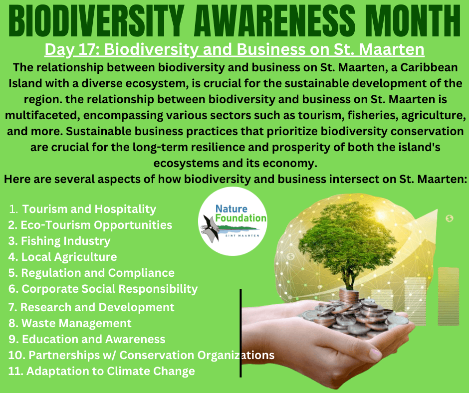 Biodiversity and business on sxm