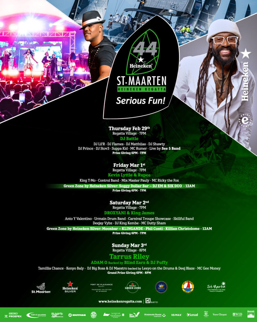 Heineken Regatta Schedule 2024