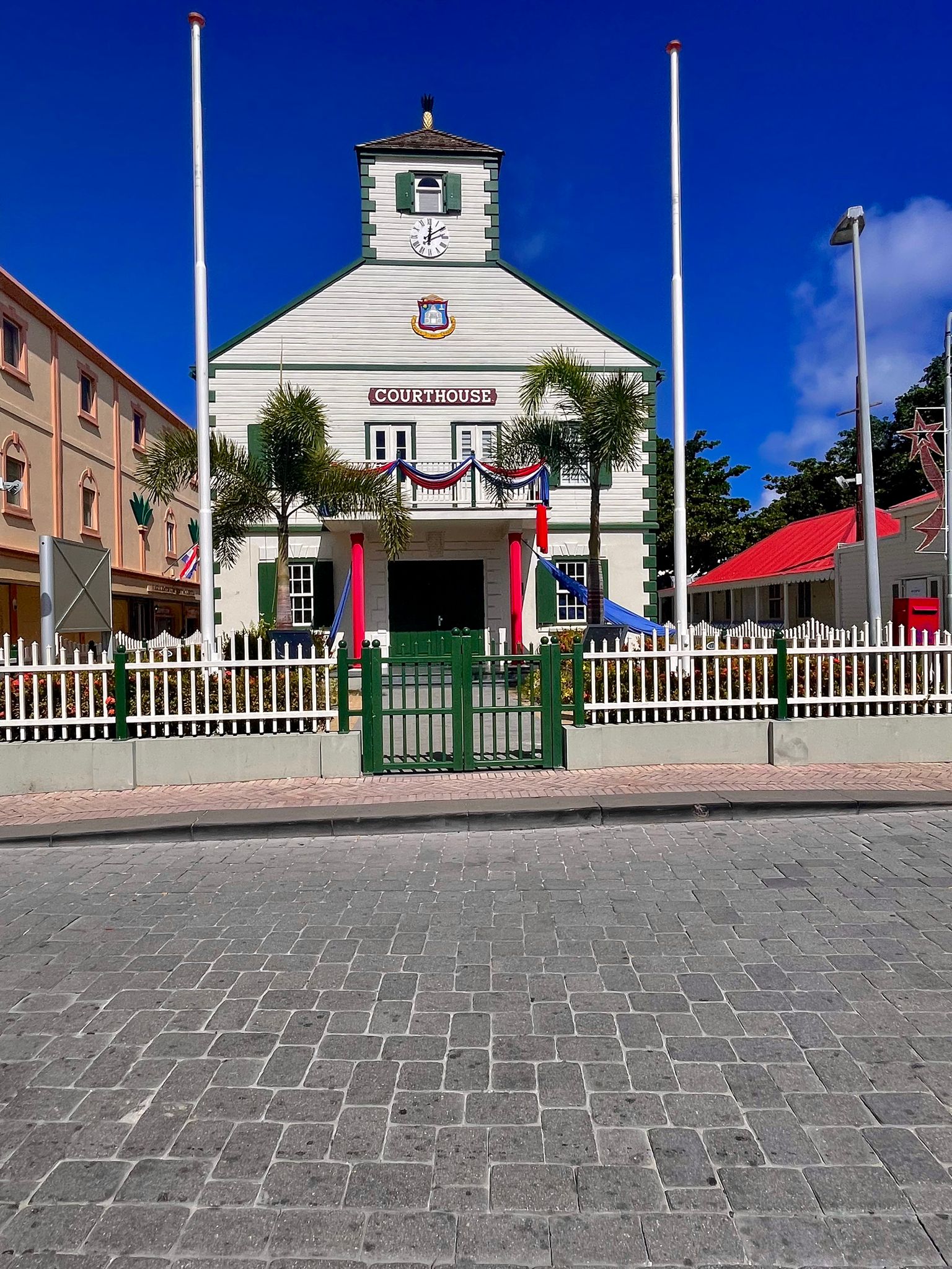 The Courthouse in Philipsburg St. Maarten