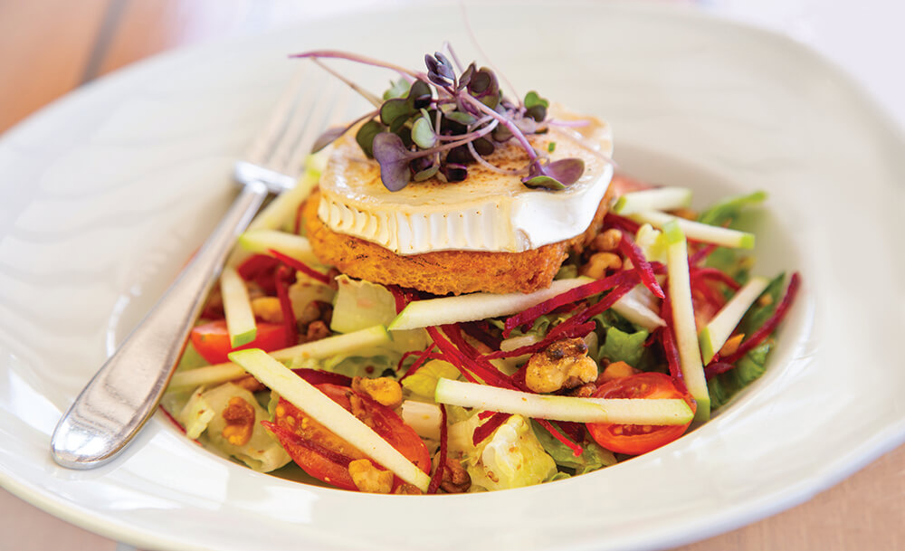 A dish from Holland House beach hotel