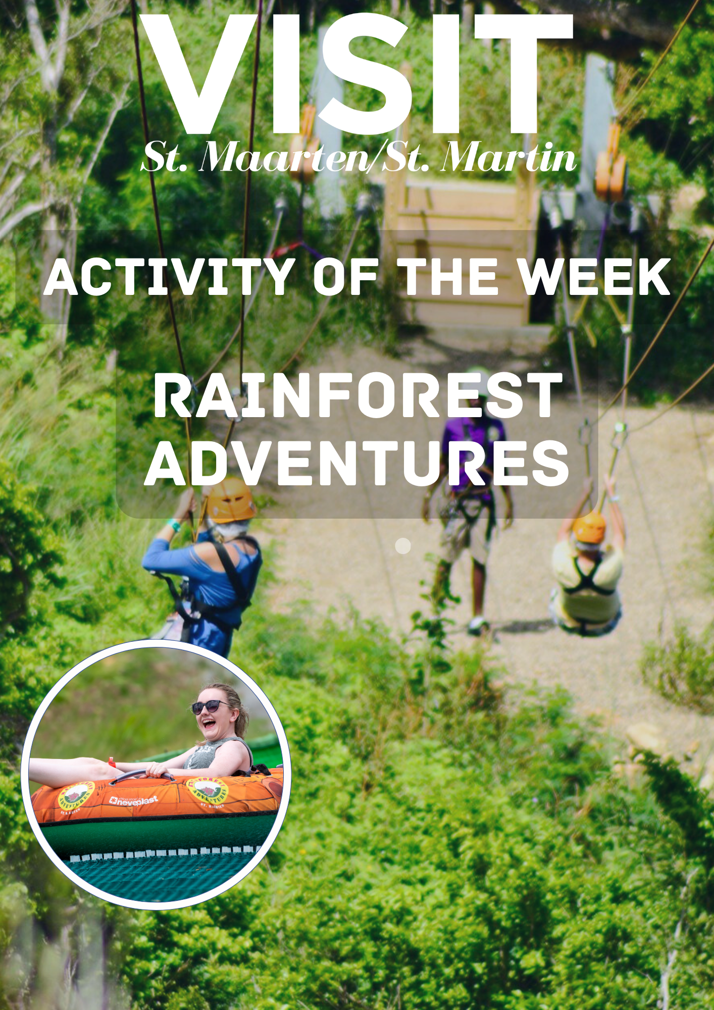 Rainforest Adventure zipline and Schooner ride