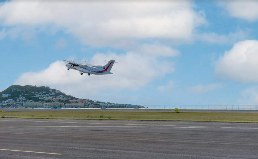 Winair with flights to Curacao