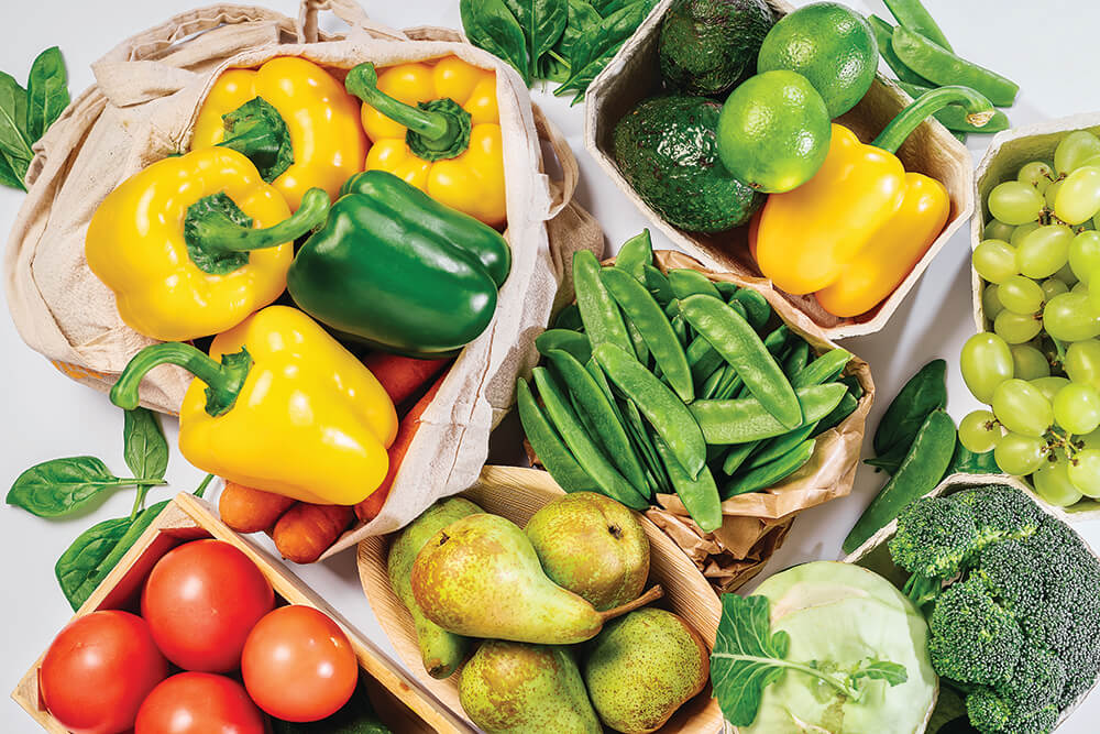 Veggies from carrefour market