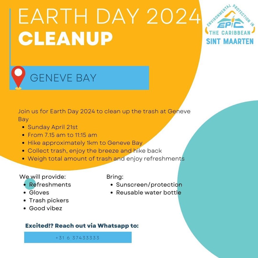 Join EPIC’s cleanup at Geneve Bay for Earth Day 2024!