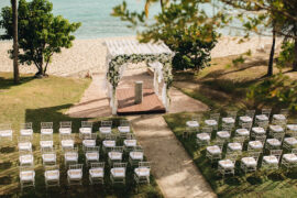 Belmond La Samana wedding ceremony