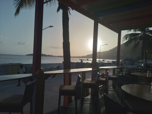 Photo of the week, sunset at the Philipsburg Board Walk