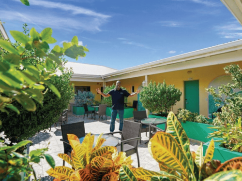 Manager Kenrick Housen at Carls Unique Inn