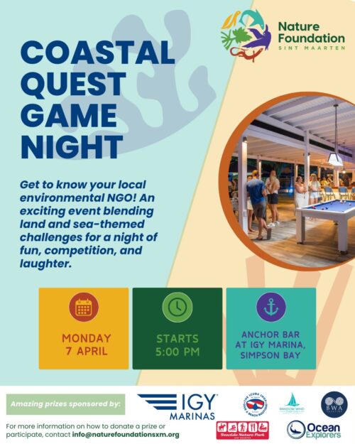 announcement of the coastal guest game night by igy marinas