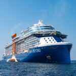 celebrity beyond cruise ship in the water