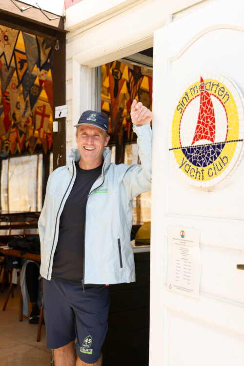 krispijn teunissen at the st maarten yacht club