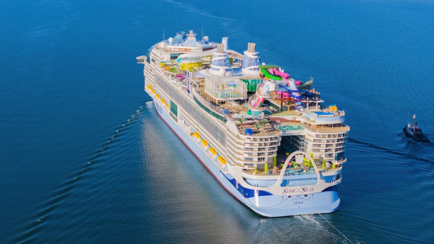 star of the seas cruise ship in the water