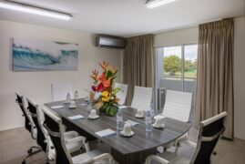 Atrium resort meeting room