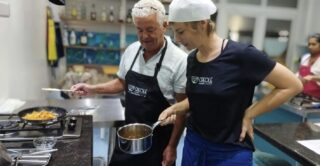 Cooking class at Creole Culinary Classroom