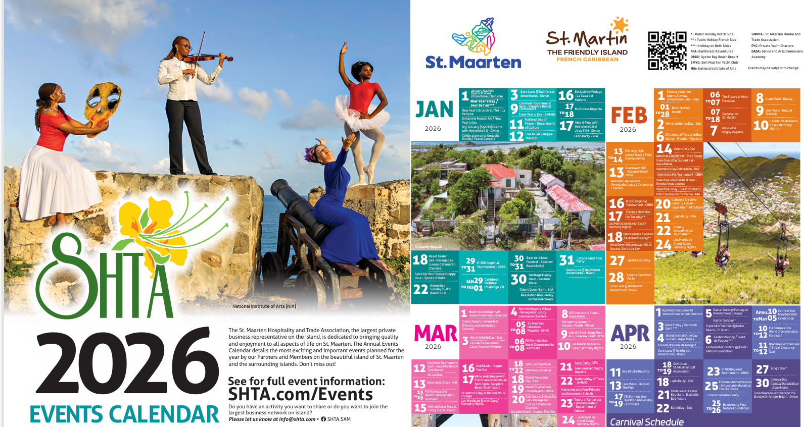 st. maarten/ st. martin 2026 events calendar