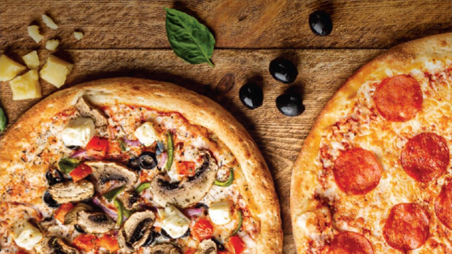 Amazingly tasty pizza at Rialto Pizzeria Ristorante St Maarten